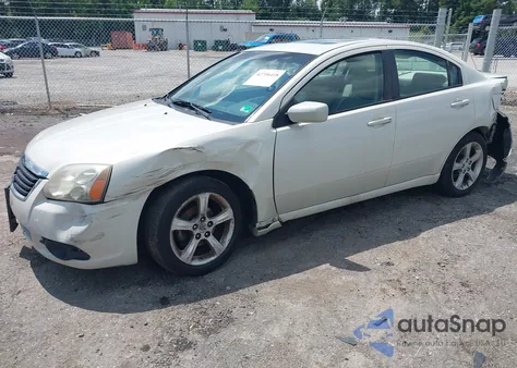 2009 Mitsubishi Galant Es z USA, uszkodzony, nr VIN 4A3AB56F89E038662